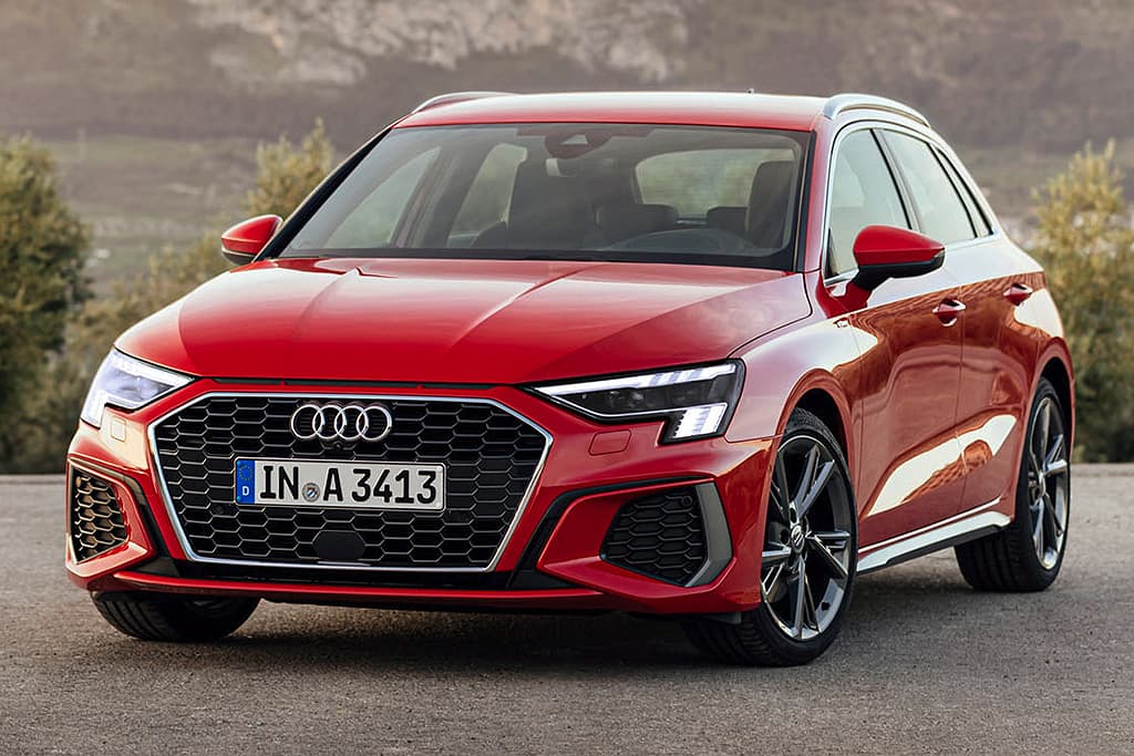 2022 Audi A3 hatch red