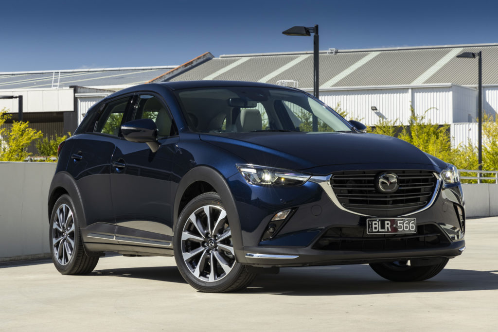 2021 Mazda CX-3 dark blue