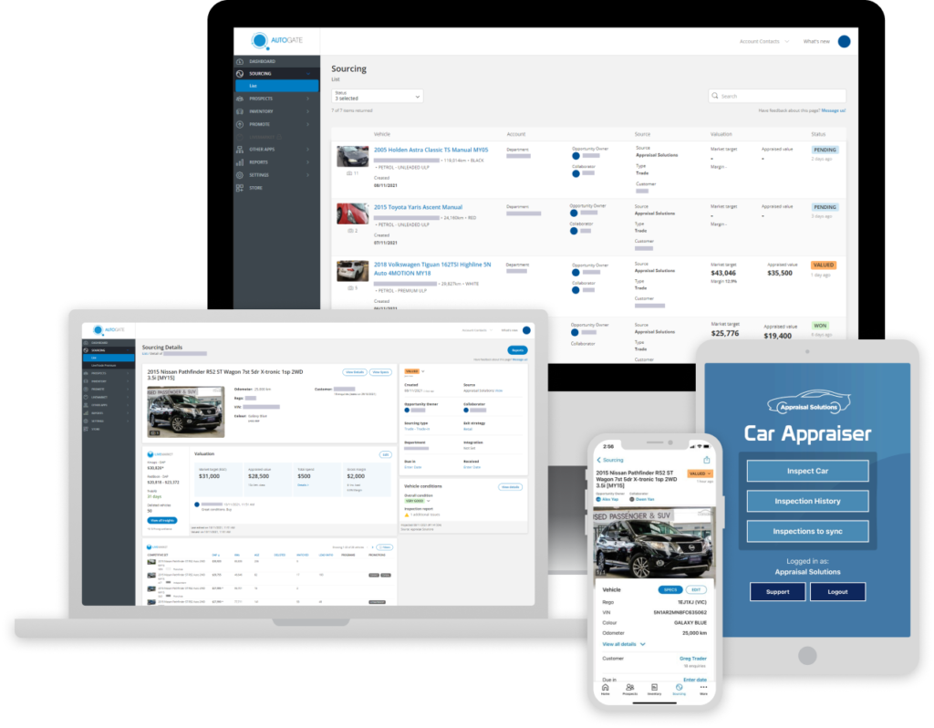 carsales trade-in appraisal solutions