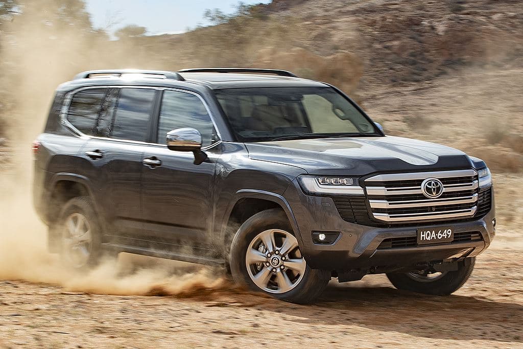 Toyota LandCruiser 300 Series dark grey