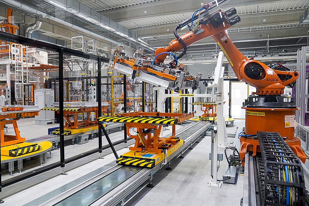 EV battery production