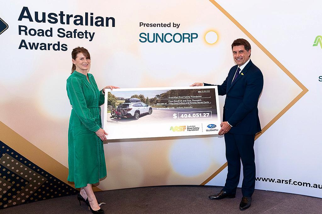 Subaru and ARSF donation