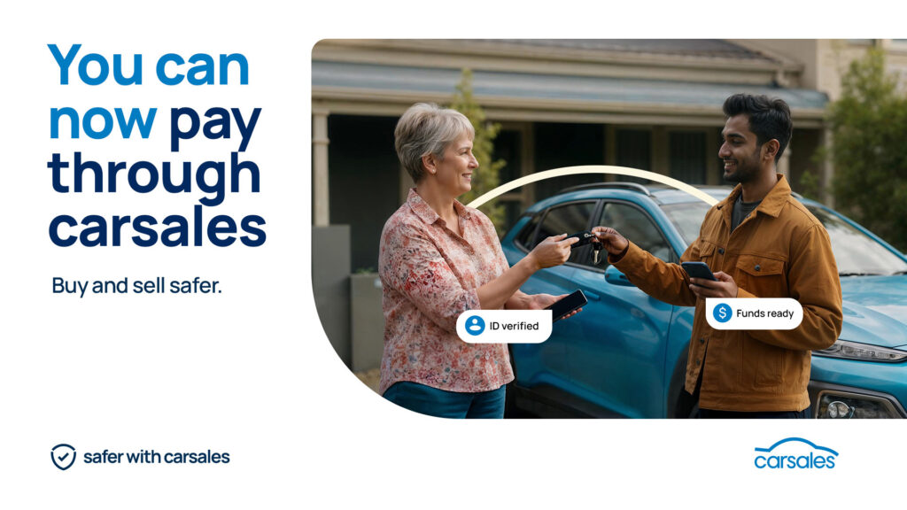 pay through carsales announcement