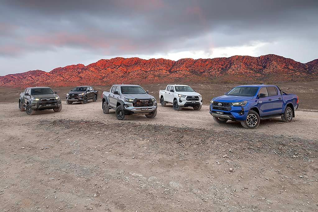 Toyota HiLux line-up