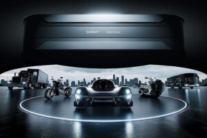 Donut solid state battery